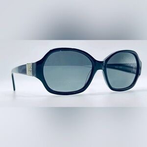Parke PK6009 Black Oval Sunglasses Frames Only
